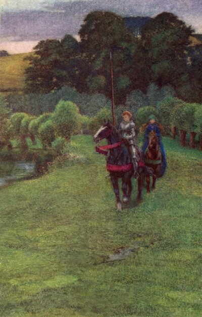 Enid ze reden zo langzaam en ze zagen er zo bleek uit door Eleanor Fortescue Brickdale