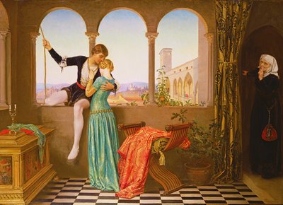 Afscheid - een kus, en ik zal afdalen door Eleanor Fortescue Brickdale