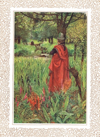 Afscheid van mooie lelie, illustratie uit 