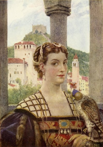 Kate de Koningin door Eleanor Fortescue Brickdale