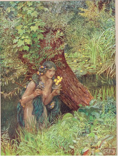 Prothalmion door Edmund Spenser, illustratie uit 