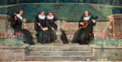 De Marie van de koningin (kleurenlitho) door Eleanor Fortescue-Brickdale