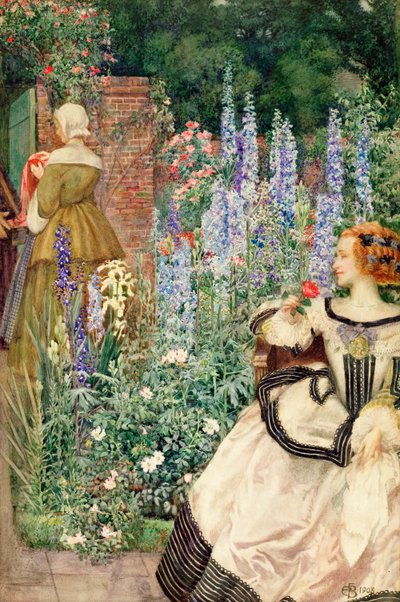 Zij arbeiden niet, noch spinnen zij door Eleanor Fortescue Brickdale