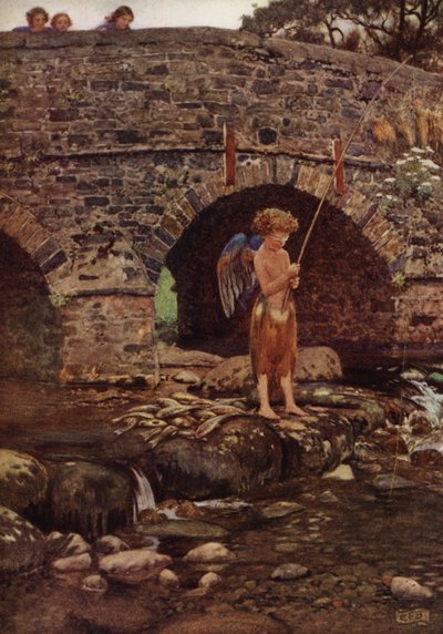 Hoewel hij een kind en blind is door Eleanor Fortescue Brickdale