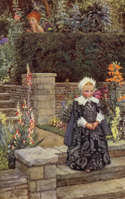 Maar dit is zij wiens kuisere wetten De losbandige liefde zal vrezen, En onder haar comm... door Eleanor Fortescue Brickdale