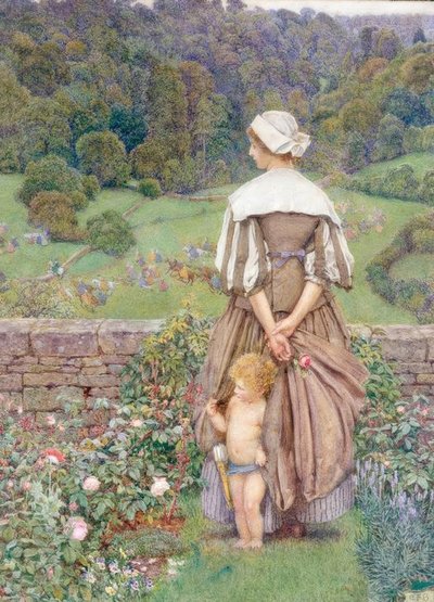 Een hue en cry na Cupido door Eleanor Fortescue Brickdale
