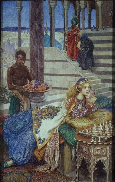 Schone Enid door Eleanor Fortescue Brickdale