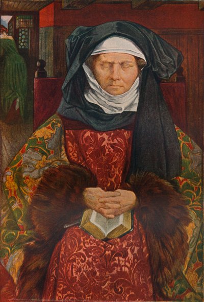 De chaperonne, ca. 1900 door Eleanor Fortescue Brickdale