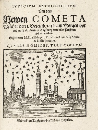 Een nieuwe Komeet gezien vanuit Augsburg, Duitsland op 1 december door Elias Ehinger