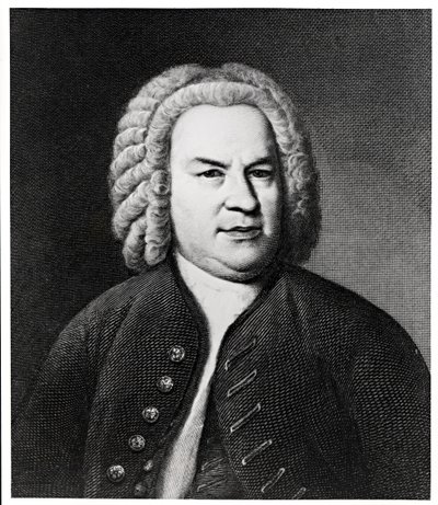 Portret van Johann Sebastian Bach, Duitse componist door Elias Gottleib Haussmann