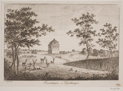 De Hermitage in Dyrehaven door Elias Meyer