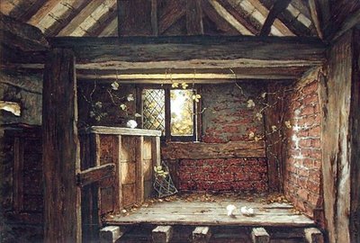 Tussen de balken, Speke Hall, Liverpool door Elias Mollineaux Bancroft