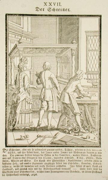 De Timmerman (gravure) door Elias Pomelius