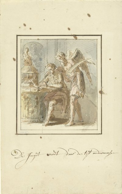 De Jeugd wordt door de Tijd onderwezen door Elias van Nijmegen