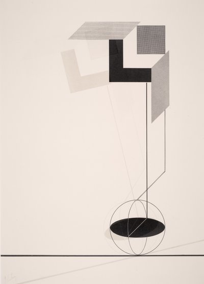Zonder titel, 1923 door Eliezer Markowich Lissitzky