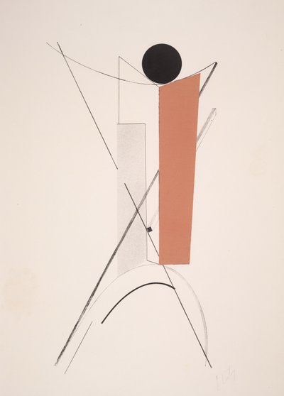 Zonder Titel door Eliezer Markowich Lissitzky