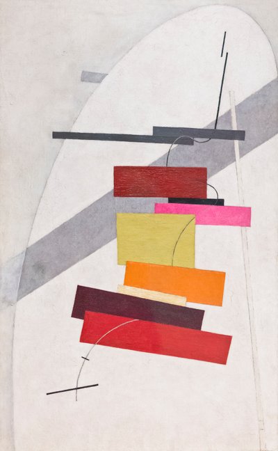 Zonder titel door Eliezer Markowich (1890 1941) Lissitzky