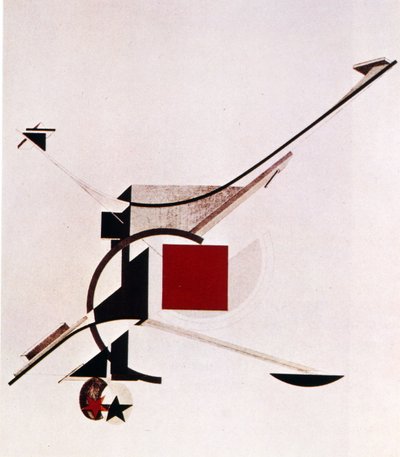 Overwinning op de Zon door Eliezer Markowich Lissitzky