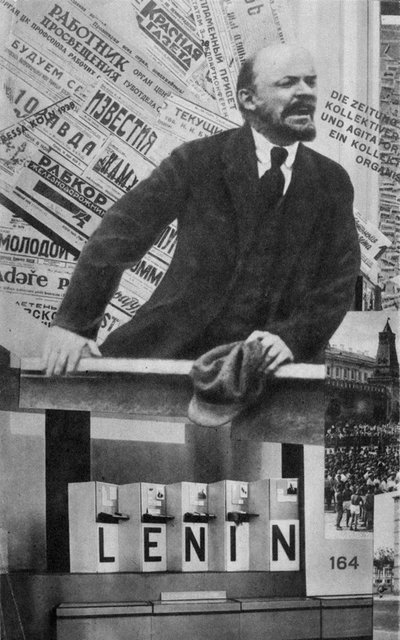 Omslag van de catalogus van het Sovjet Unie Paviljoen op de Internationale Pers Tentoonstelling, Keulen, 1928 door Eliezer Markowich Lissitzky