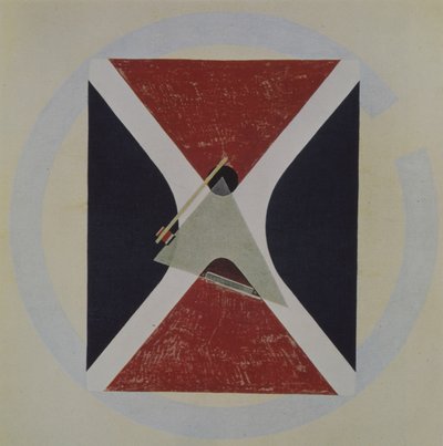 Proun 43, 1924 door Eliezer Markowich Lissitzky
