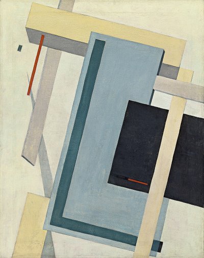 Proun 4 B door Eliezer Markowich Lissitzky