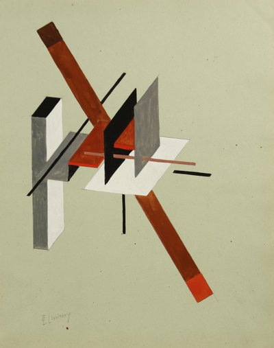 Proun door Eliezer Markowich Lissitzky
