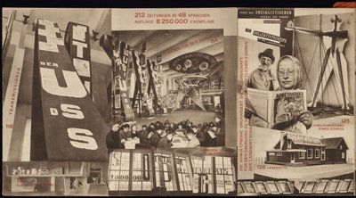 USSR. Catalogus van het Sovjetpaviljoen op de Internationale Pers Tentoonstelling, Keulen door Eliezer Markowich Lissitzky