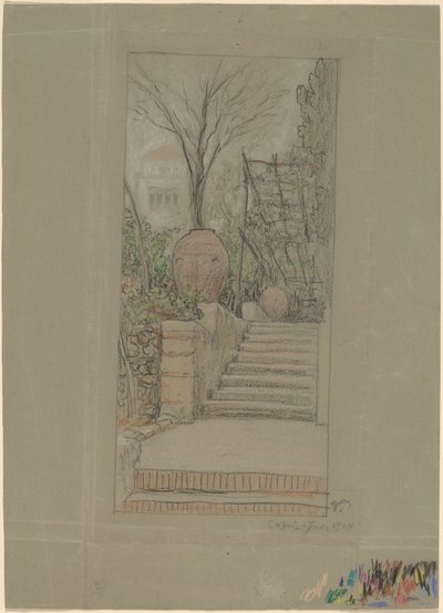 Capri door Elihu Vedder