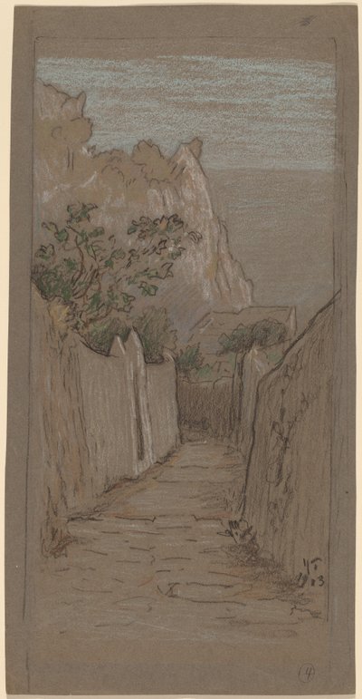 Capri door Elihu Vedder