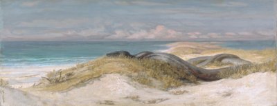 Grot van de zeeslang door Elihu Vedder