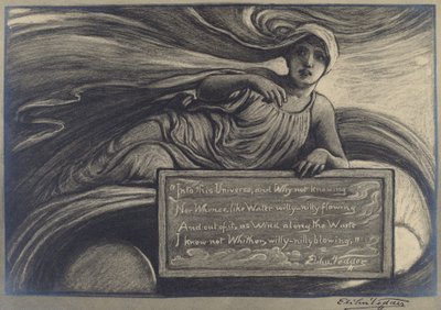 In het Universum, eind 19e-begin 20e eeuw door Elihu Vedder