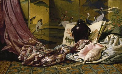 Japanse stilleven door Elihu Vedder
