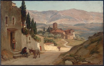 Bij Perugia door Elihu Vedder