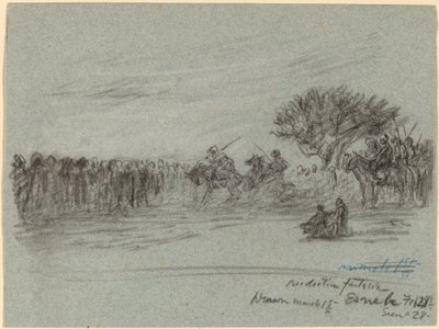 Nijlreis, Esneh, Egypte door Elihu Vedder