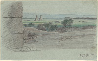 Nijlreis, nr. 15, 1890 door Elihu Vedder