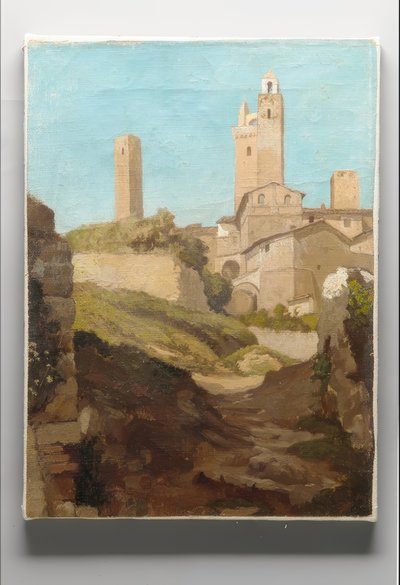 San Gimignano door Elihu Vedder