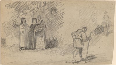 Zoon en de ezel door Elihu Vedder