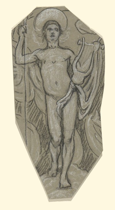 Studie voor Apollo door Elihu Vedder