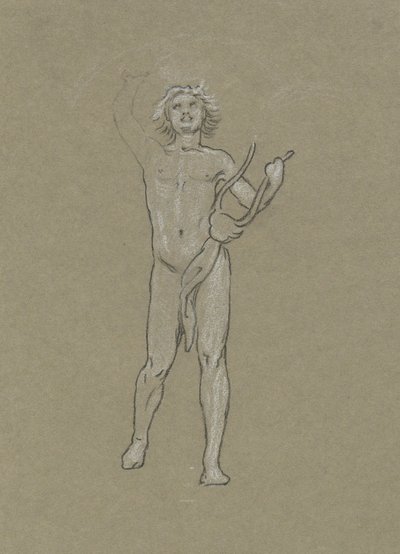 Studie voor Apollo door Elihu Vedder