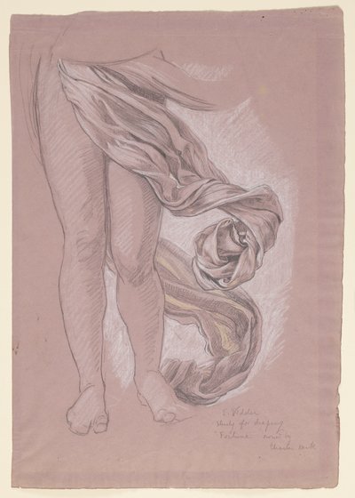 Studie voor "Fortuin" door Elihu Vedder