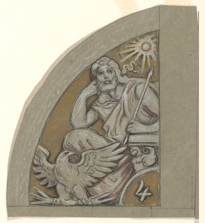 Studie voor Jupiter door Elihu Vedder