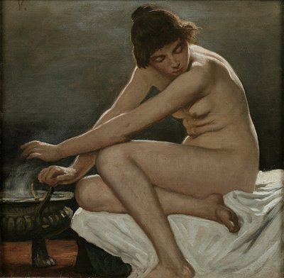 Studie voor La Strega, de heks door Elihu Vedder