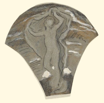 Studie voor Luna door Elihu Vedder