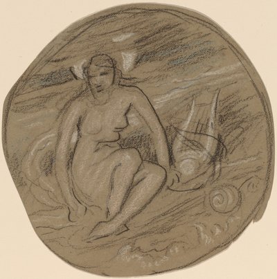 Studie voor Muziek door Elihu Vedder