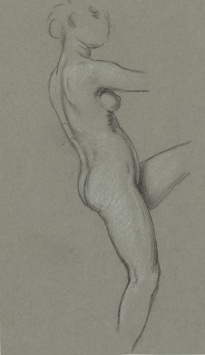 Studie voor De Schikgodinnen die de Sterren Verzamelen, 1884-1887 door Elihu Vedder