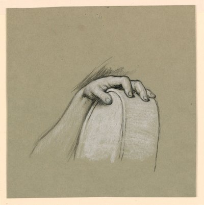 Studie van figuur door Elihu Vedder
