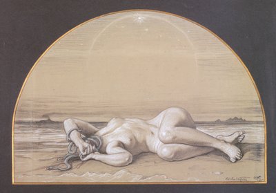 De Dode Medusa door Elihu Vedder