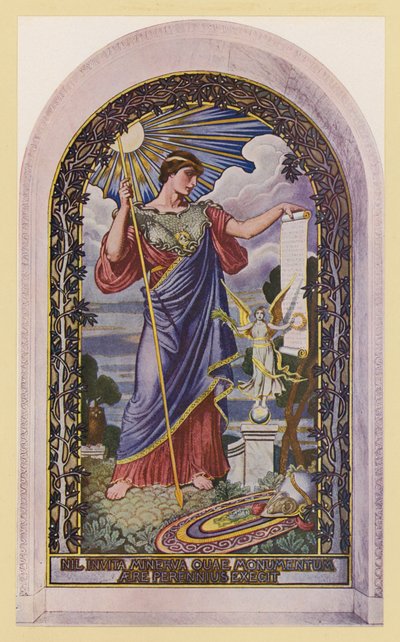 De Minerva van Vrede door Elihu Vedder
