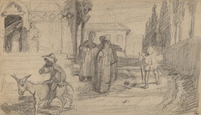 De Parabel van de Molenaar en de Ezel door Elihu Vedder