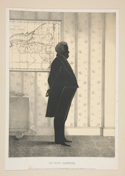 De Witt Clinton, uit een set van 27 portretten door Elijah C. Kellogg